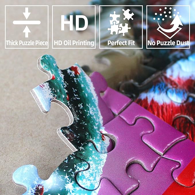 Lake Village 1000 Piece Jigsaw Puzzle for Adults Sunset Nature Scene Colorful Landscape Puzzle Challenging Family Puzzle Perfect for Game Nights (27.5"X19.6")