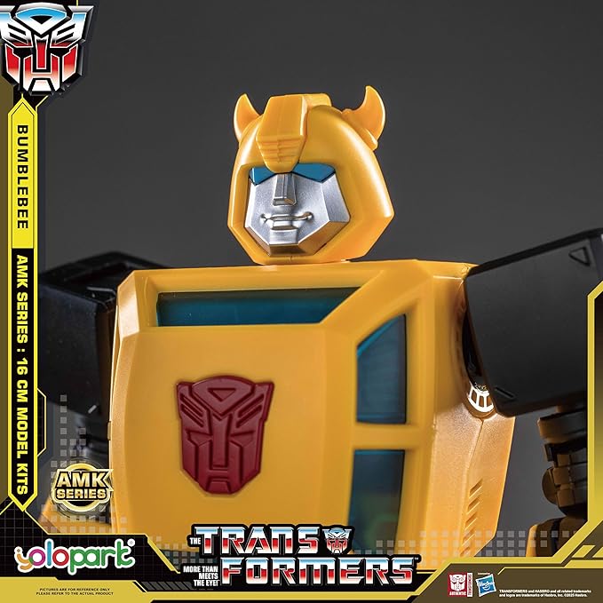 YOLOPARK Bumblebee Transformers Toy,AMK Series 6.3 Inch Highly Articulated Transformers G1 Action Figures with Weaponry for Adults Boys Girls,No Converting