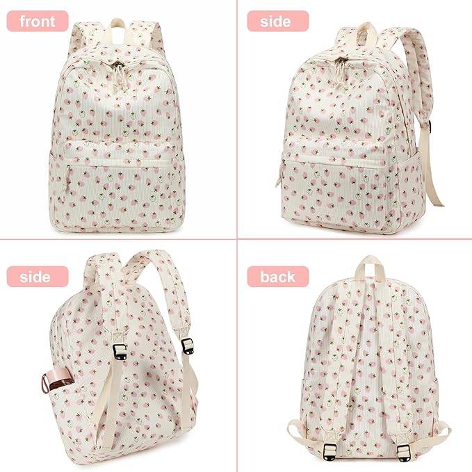 LOIDOU Backpack for School Teen Girls Boys Bookbag Casual Daypack Backpacks Lightweight for Middle School College Student