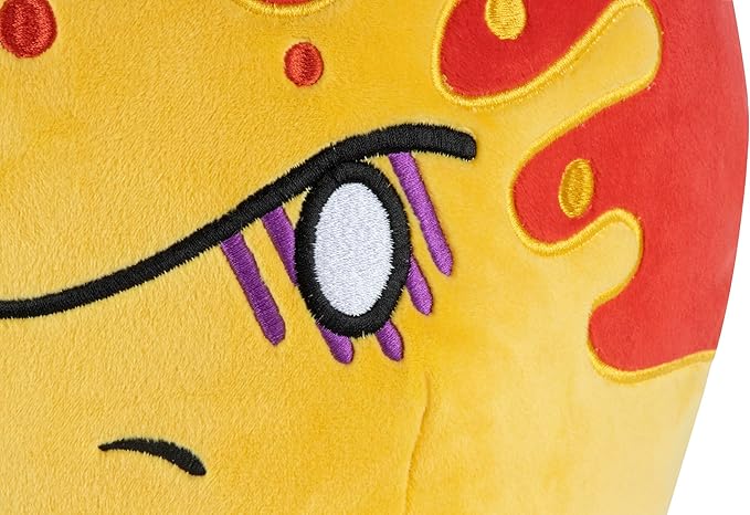 Jay Franco Toikido Plush Pillow Buddy - Soft Plushie Stuffed Pillow, 13 Inches Red - Bad Egg