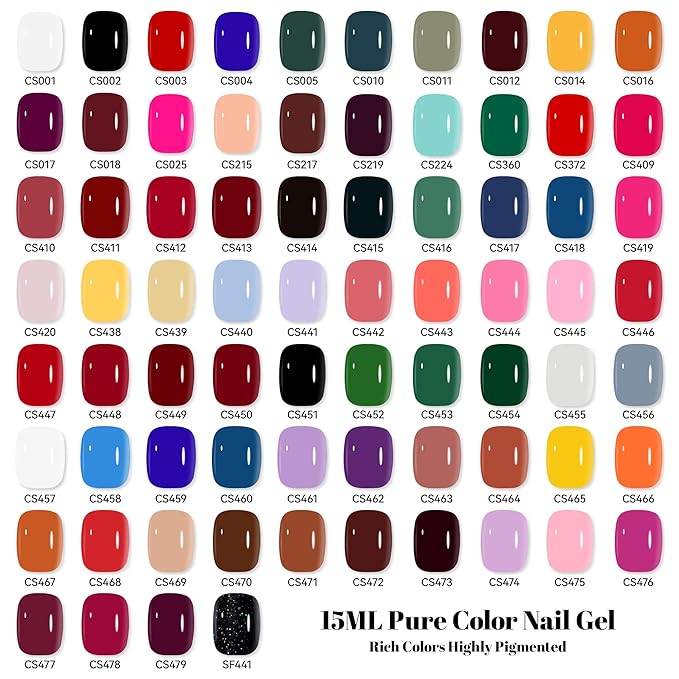 YTD Likomey Black Gel Nail Polish,15ml Salon Home DIY Manicure and Pedicure Fall Winter Soak Off UV Color Varnish,CS451