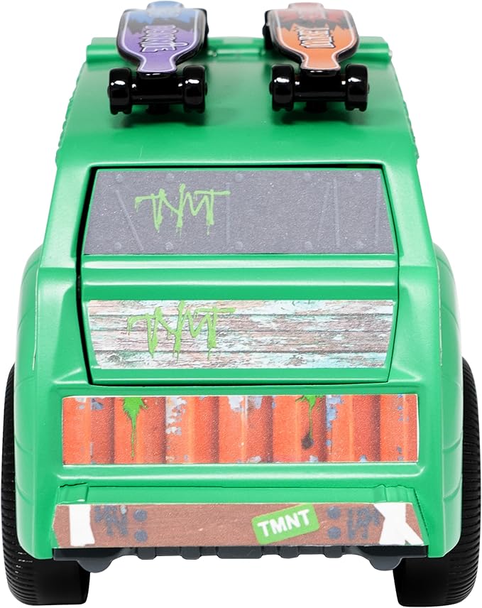 Teenage Mutant Ninja Turtles, Turtle Party Cruiser w/Lights and Sounds, Vintage Styling, Interactive Play, Ages 3+