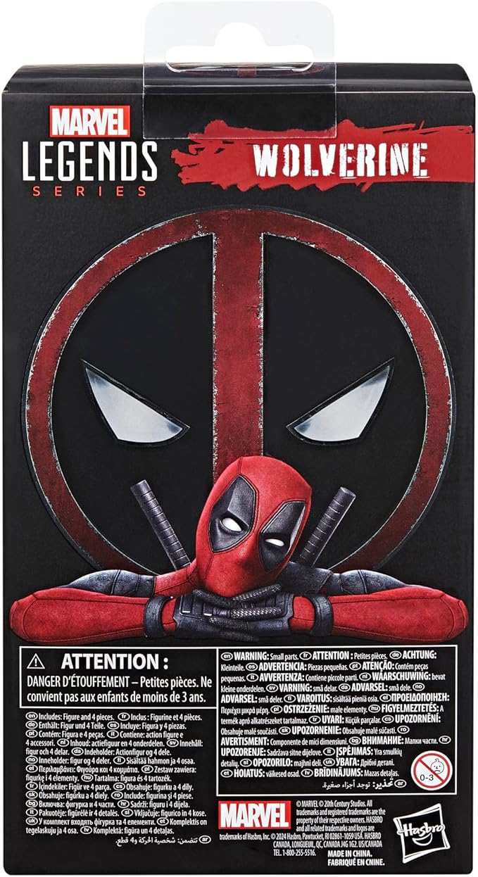 Marvel Legends Series Wolverine, Deadpool 2 Adult Collectible 6-Inch Action Figure