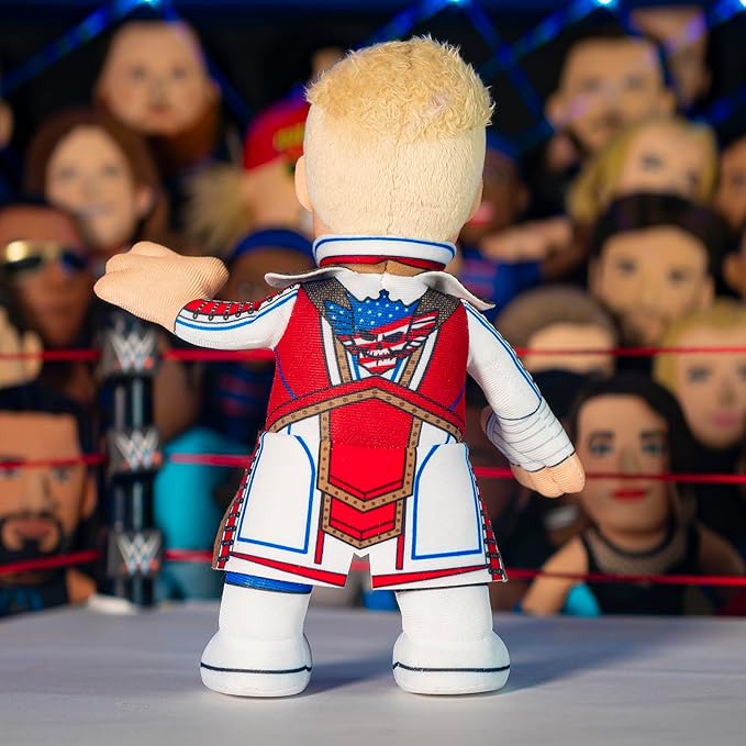Bleacher Creatures WWE Superstar Cody Rhodes 10" Plush Figure - A Wrestling Star for Play or Display
