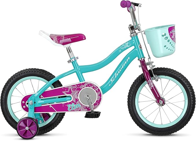 Schwinn Elm and Koen Bike or Balance Bike, 12-18 Inch Bike for Kids Ages 2-13, Black, Blue, Red, Teal, Pink or Purple, SmartStart Ergonomic Design, Adjustable Seat Grows with Child, Training Bicycle