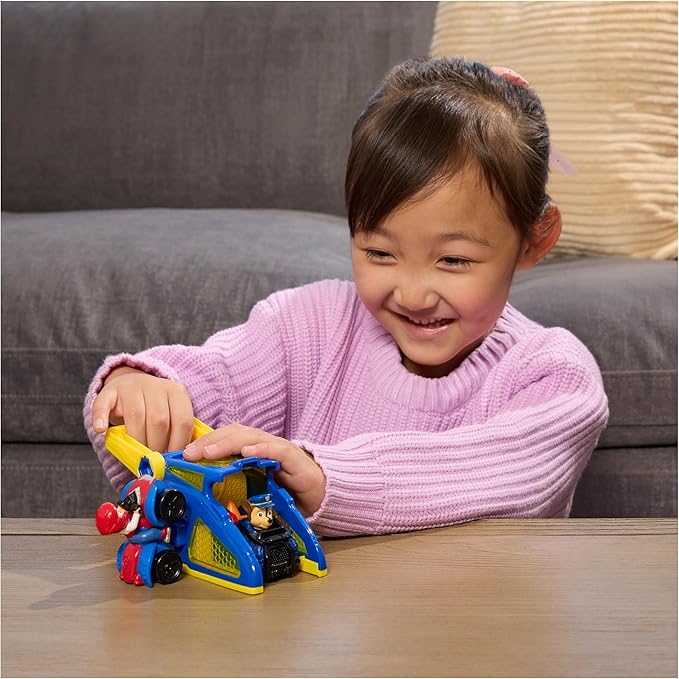 PAW Patrol Chase Pup Squad Launchers with Ryder Vehicle 2-Pack, Kids Toys for Boys and Girls Ages 3 and Up