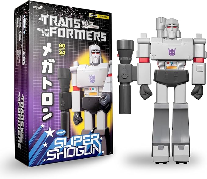 Super7 Transformers Super Shogun Megatron - 24" Transformers Action Figure with Accessories Classic Cartoon Collectibles and Retro Toys