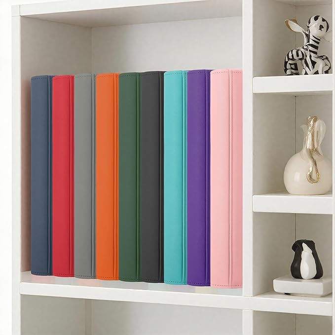 Trading Card Binder with 9 Side Loading Pocket Card Album Hold Up to 540 Cards PU Card Collection Binder, Collectible Albums Card Folder for MTG, TCG, Sports Cards๏ผ9-Purple๏ผ