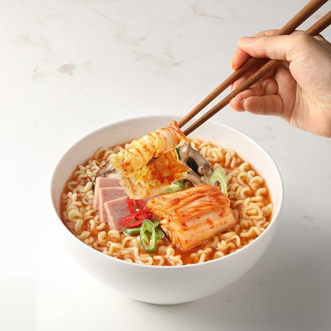 OTOKI Kimchi Ramen Bowl Cups 6 Pack (105g) Korean Instant Noodles Tangy Spicy Kimchi Flavor