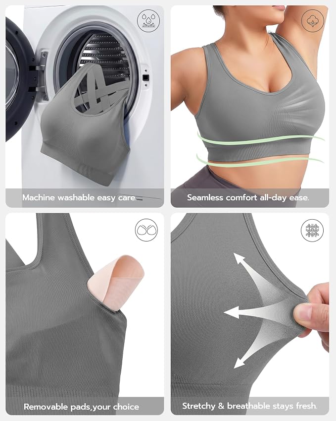 FITTIN Adjustable Sports Bra for Large-Bust: Adjust Support for Workout | No More Settling Dial in Your Perfect Fit Full Coverage No Spillage for Gym & Yoga - for C–DDD Cup Plus Size Large Bust Women
