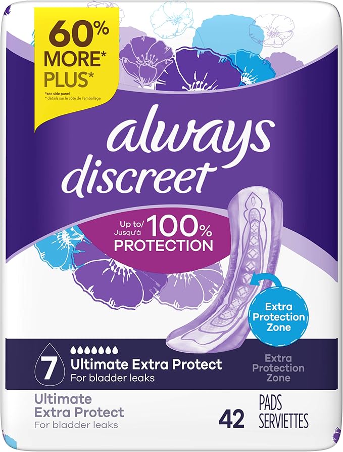 Always Discreet Ultimate Extra Protect Postpartum Incontinence Pads