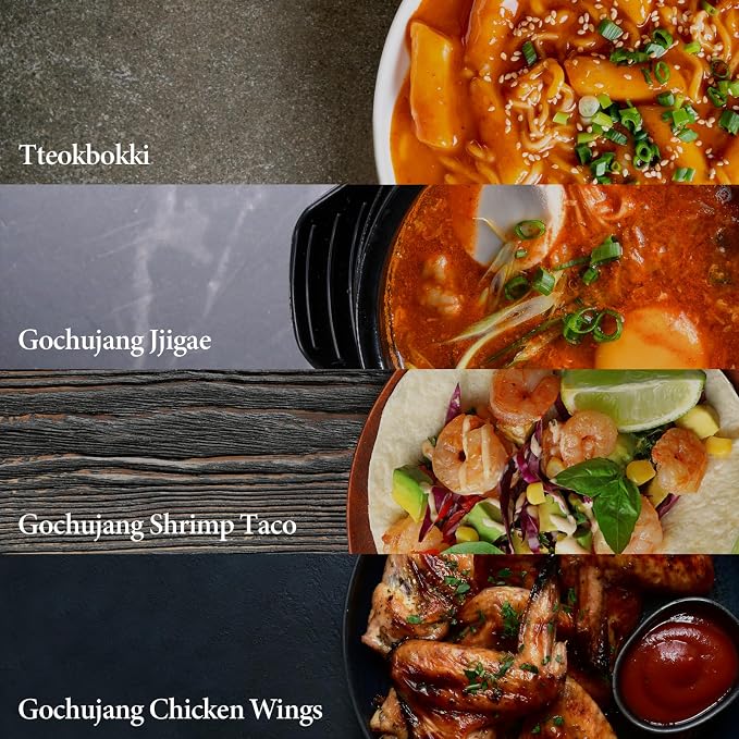 Wang Gochujang, Traditional Korean Red Chili Pepper Paste | Made with All Natural Ingredients, Non-GMO and MSG-Free, 2.2 Lb (Pack of 1), Spicy, Sweet and Deep Flavor