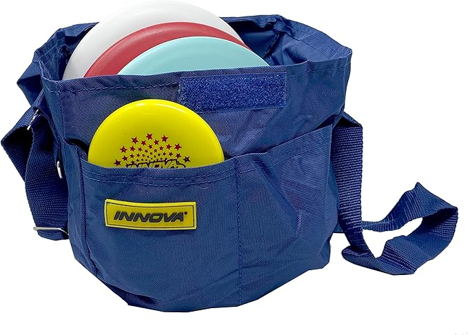 Innova Disc Golf Starter Set with Bag – Disc Golf Set for Beginners with Disc Golf Driver, Mid-Range, Disc Golf Putter and Mini Marker (Colors Will Vary)