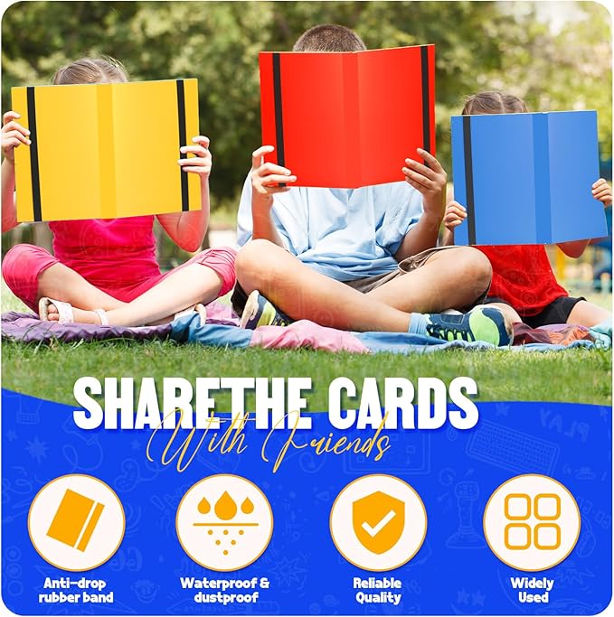 Card Binder 9-Pockets, Trading Card Binder,20 Pages, 360 Card Capacity Collection Binder, Card Folder for MTG, TCG, Game Cards & Sports Cards(Yellow)