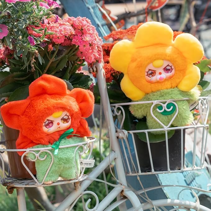 CALEMBOU Plush Doll Blind Box, Cute Spring Stuffed Animal Vinyl Plush Toys, Kawaii 1 of 6 Possible Mystery Collectible Toys Cute Soft Animals Charm Birthday Gifts (Where's The Spring)