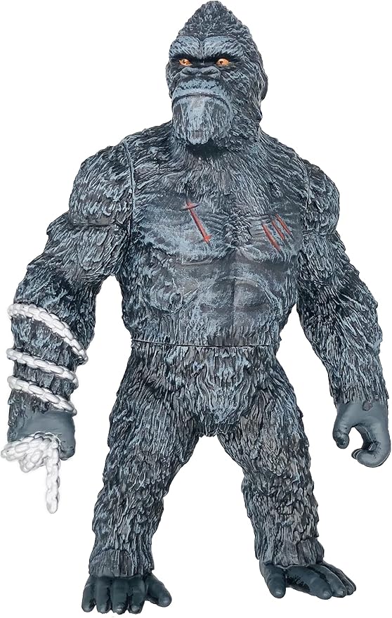 TwCare Giant King Kong vs Godzilla Action Figure 11.3" Fight Mode Gorilla Ape Solid Wild Movie Series, Travel Bag