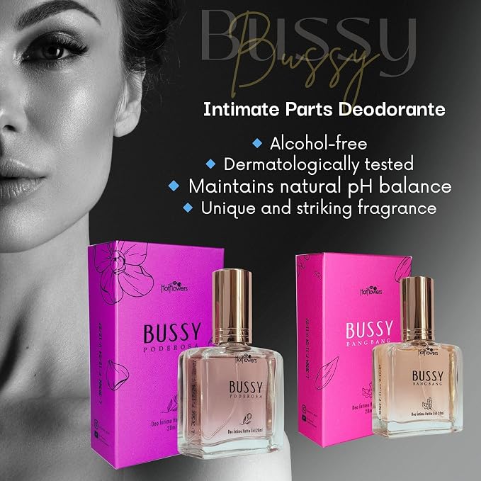 Bussy Bang Bang Intimate Parts Deodorant – Alcohol-Free, Dermatologically Tested, Hydrating & pH Balanced