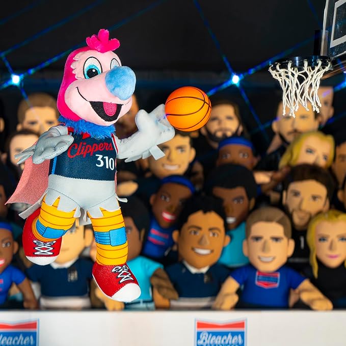 Bleacher Creatures NBA Unisex NBA 10-inch Mascot Plush Doll