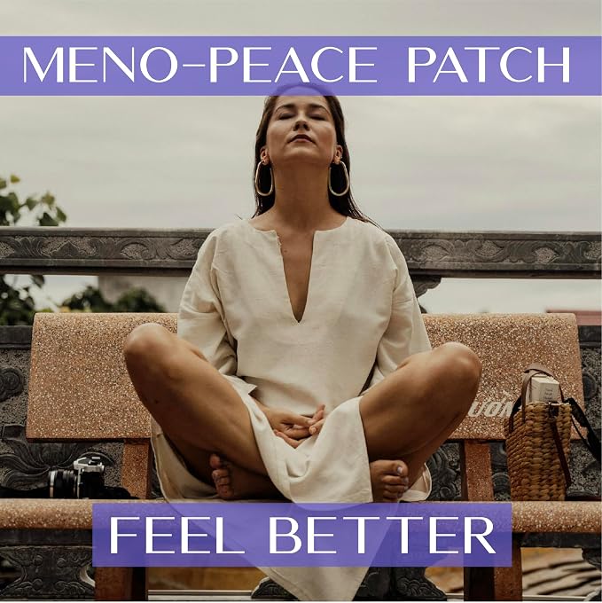 Laki Naturals Meno-Peace Patch (Pack of 15) | Women's Menopause Support Herbs & Botanicals | Balance Mood & Support Hormonal Changes