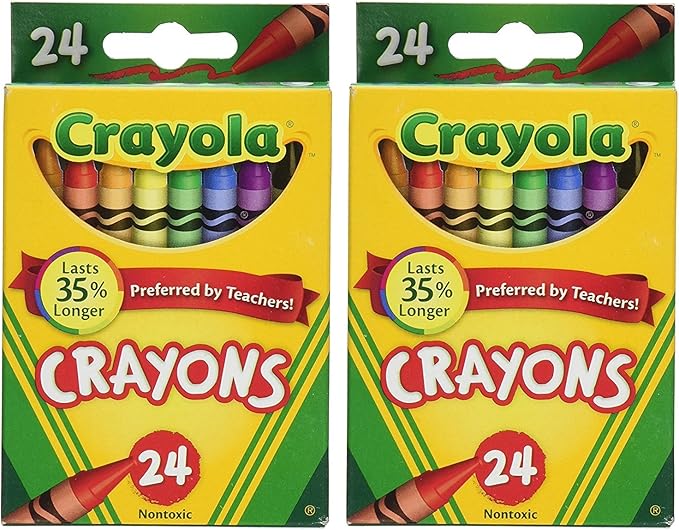 Crayola Crayons 24 ct (Pack of 2)