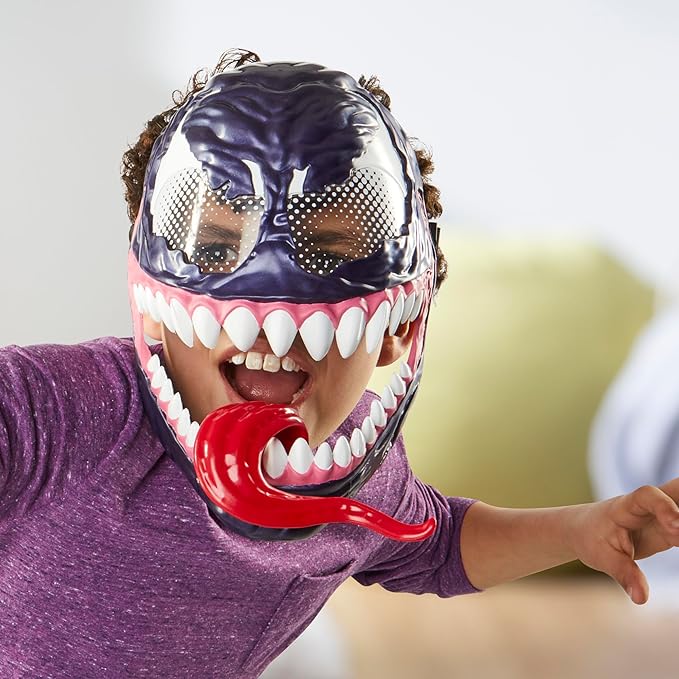 Spider-Man VenomVersus Venom Mask, Costume for Boys & Girls, Super Hero Roleplay Toys for Kids Ages 5+
