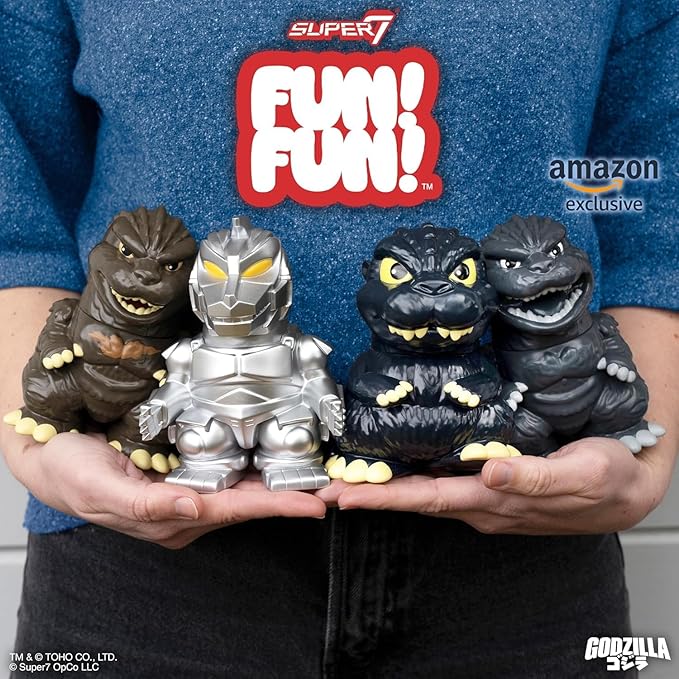 Super7 Fun! Fun! Toho MechaGodzilla '93 Vinyl Figure - 5" Toho Godzilla Action Figure Kaiju - Classic Movie Monster Fans Collectibles & Retro Toys - Movie Model for Collectors & Display Figurine