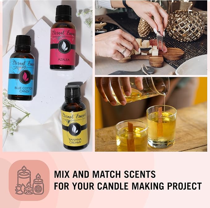 Eternal Essence Oils 2 Pack 30ml Premium Fragrance Oil - Dark Embrace & Sugar Kiss - for Candle, Soap Making, Aromatherapy, Diffusers, Home Care, & Humidifiers