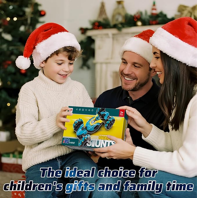 4DRC Gesture Sensing RC Stunt Car-Toys for Boys Girls for Ages 5-8-12,4WD Hand Controlled Remote Control Twist Car 360° Spins All Terrains Kids Toys, for Kids Age 6 7 9 10 11 12 Years Old