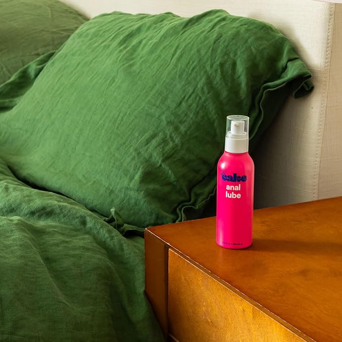 Hello Cake Anal Lube - Silicone-Based Premium Personal Lubricant – Water Resistant, Long-Lasting Ultra Smooth, Silky Slip & Glide for Backside Adventures for Men, Women, and Couples, 3.3 fl oz
