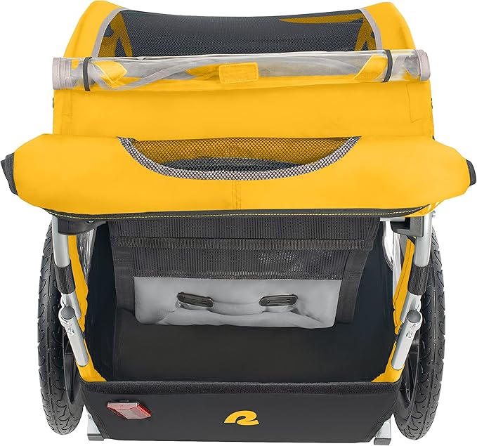 Retrospec Rover Kids Bicycle Trailer Single and Double Passenger Children’s Foldable