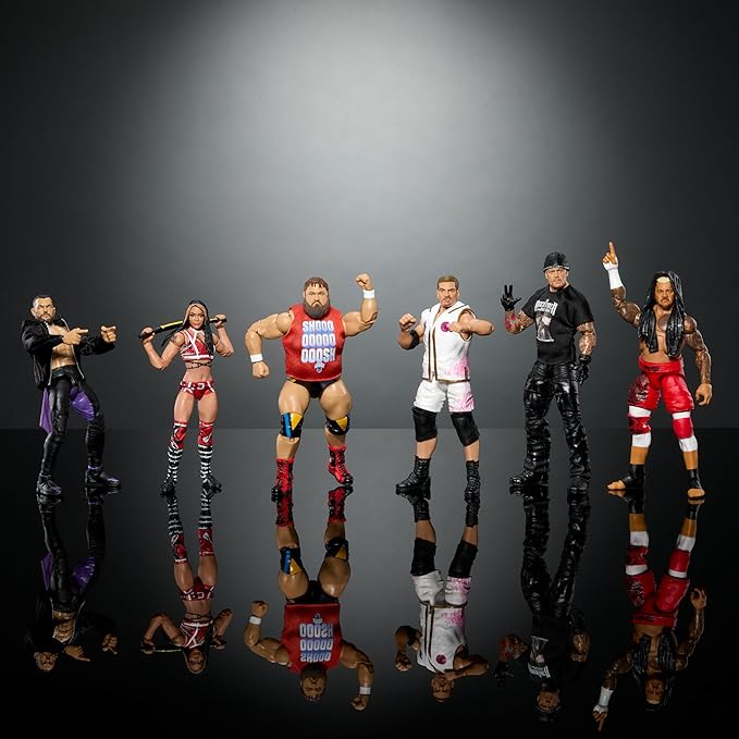 Mattel WWE Elite Action Figure & Accessories, Series #107 Finn Balor 6-inch Collectible with 25 Articulation Points & Swappable Hands