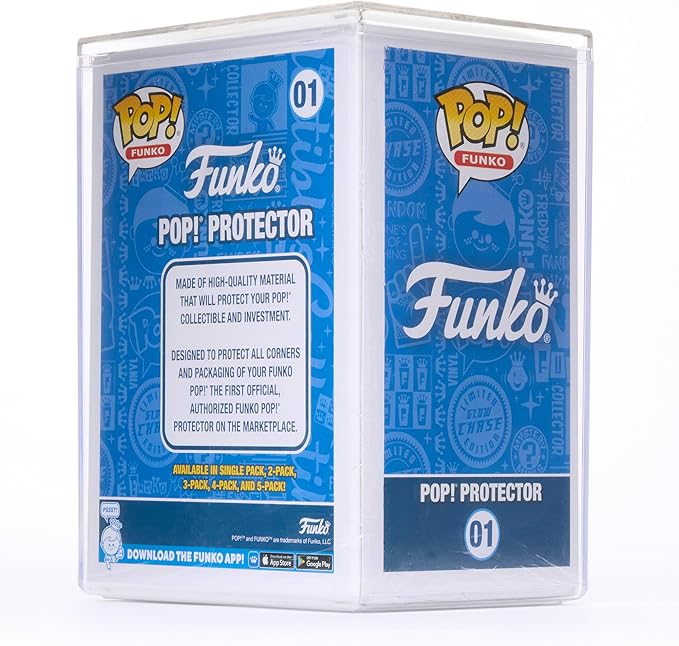 Funko Pop Premium - Premium Protector Display Cases - for Funko Pop Collectable Vinyl Figures - Durable,Crystal Clear,and Stackable Storage,(Pack of 2)