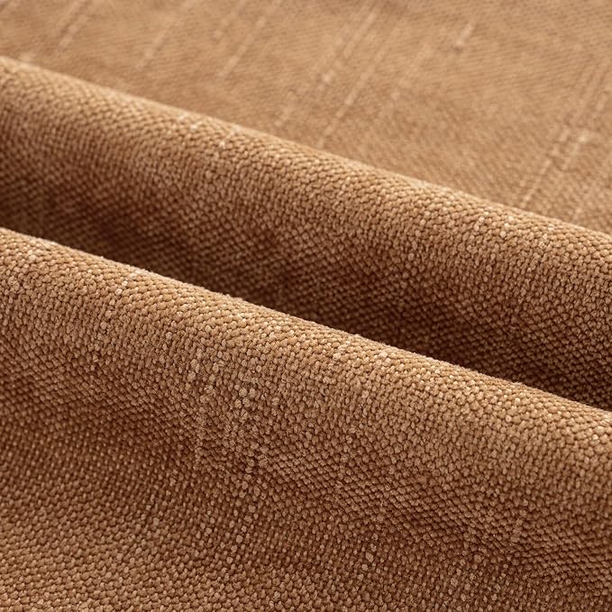 MIULEE 26x26 Inch Euro Textured Chenille Throw Pillow Covers Brown | Pack of 2 Decorative Soft Throw Pillows,Solid Textured Cushion Covers,Modern Home Decor for Bed Couch Sofa Bedroom Livingroom
