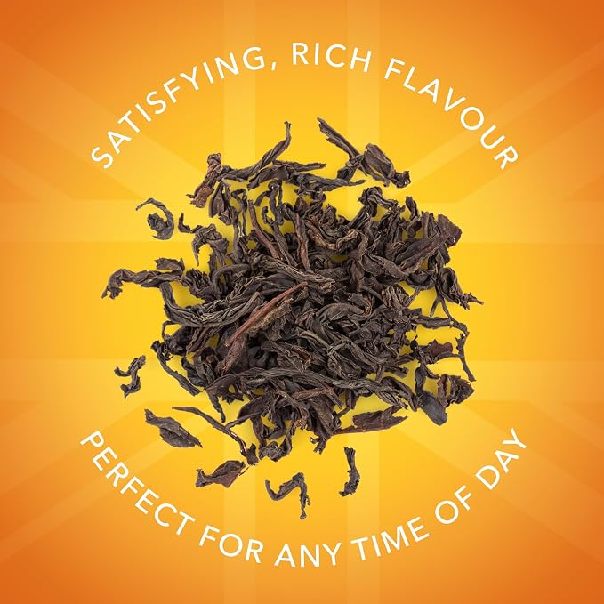 Twinings English Breakfast Loose Leaf Tea, 17.6 Ounces (500g) Resealable Pouch for Freshness (Pack of 1), Smooth, Flavourful, Robust Black Tea Leaves, Caffeinated, Enjoy Hot or Iced