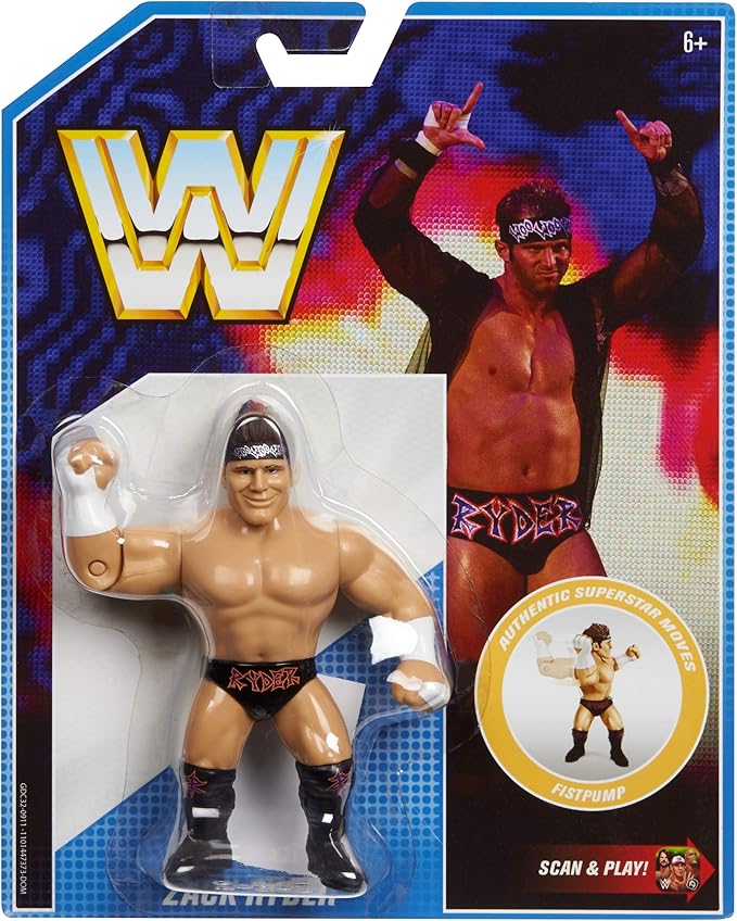 WWE Zack Ryder Retro App Action Figure