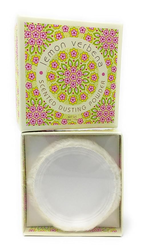 Greenwich Bay Trading Co. Scented Dusting Powder, 4 Ounce, Lemon Verbena