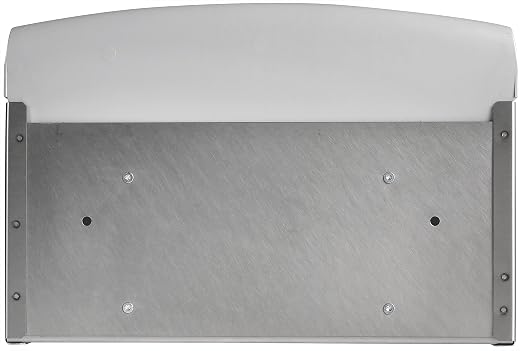 BOBRICK 2706 25 ClassicSeries Stainless Steel Surface-Mounted Napkin/Tampon Vendor, 25-Cent Operation, Satin Finish, 25-7/8" Height, 11-7/8" Width
