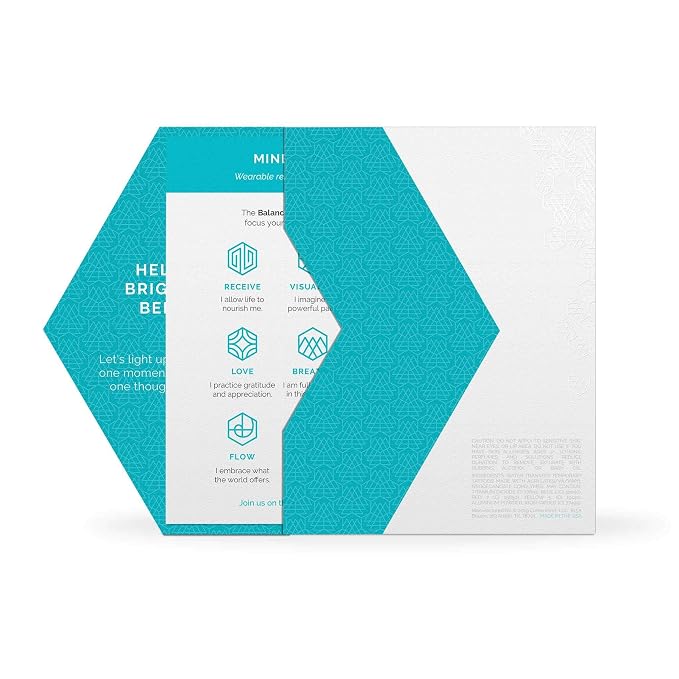 Mindful Marks (Platinum) 31 Tiny Temporary Tattoos Mindfulness Stickers - Inspirational Gifts for Women - Simple Mindfulness Meditation Tools for Mental Health Awareness