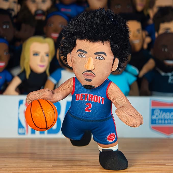Bleacher Creatures Detroit Pistons Cade Cunningham 10" Plush Figure - A Superstar for Play and Display