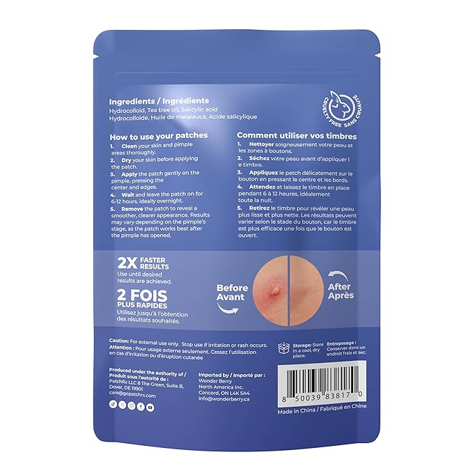 Pimple Patches for Face (240 Patches), Hydrocolloid Acne Patches with Tea Tree Oil & Salicylic Acid, Pimple Patch Pimple Stickers, Hydrocolloid Patch Acne Dots Acne Pimple Patches For Face