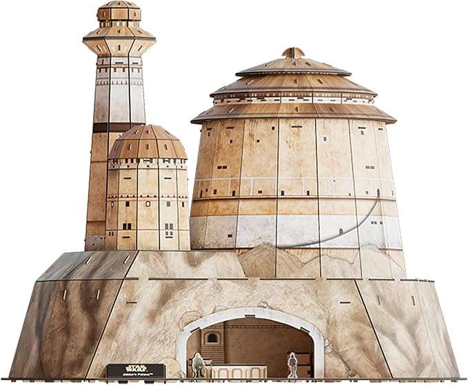 4D Build, Star Wars Jabba’s Palace 3D Model Kit, Star Wars Collectibles & Desk Décor, Adult Puzzles, Building Toys, 3D Puzzles for Adults & Teens, 340 Pieces, for Ages 12 & Up
