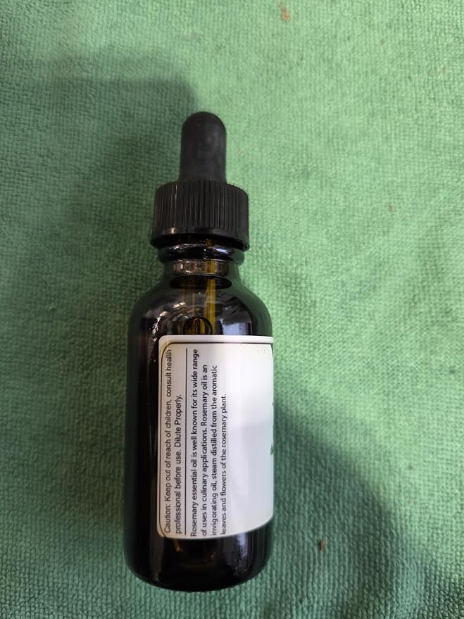 Organic Rosemary Essential Oil Chemotype Cineole | 100% Pure Steam Distilled Rosemary Oil | Fresh Herbaceous Aroma for Diffuser Aromatherapy, Massage Blends & DIY Recipes | Spain - 1 Fl Oz