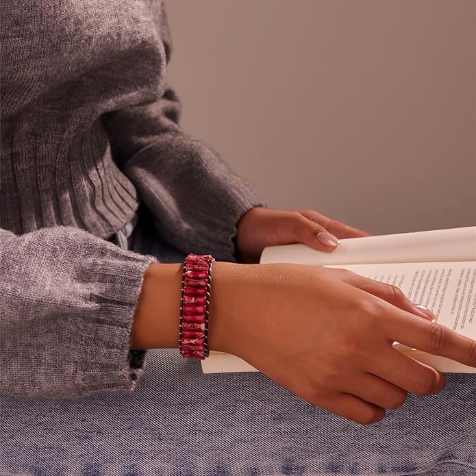 Inspirational Gifts Healing Bracelets for Women,Get Well Soon Encouragement Gifts for Women Friends Sister Mom,Handmade Natural Stone Healing boho Friendship Jewelry for women