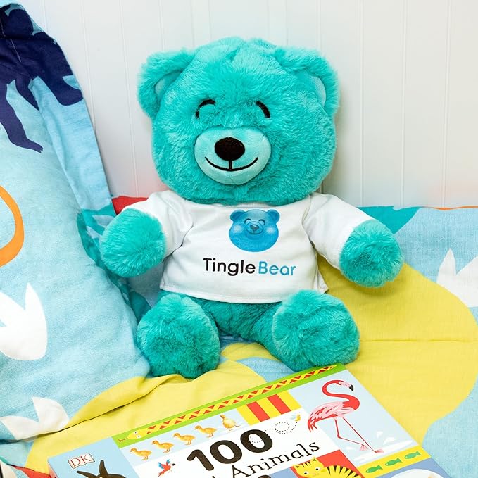 The Original ASMR Teddy Bear - Super Soft Stuffed Toy & Relaxation Aid for Kids & Adults - Teddy Bear with Bluetooth Speaker to Play Any Sound or Music