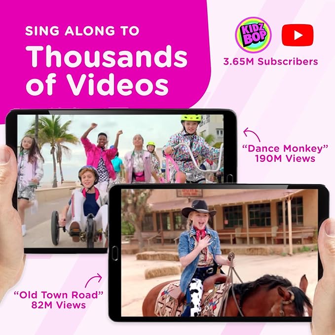 Move2Play, Kidz Bop Karaoke Microphone | The Hit Music Brand for Kids | Toy for Girls & Boys Ages 2, 3, 4, 5, 6, 7, 8+ Years Old | Gift & Birthday Present