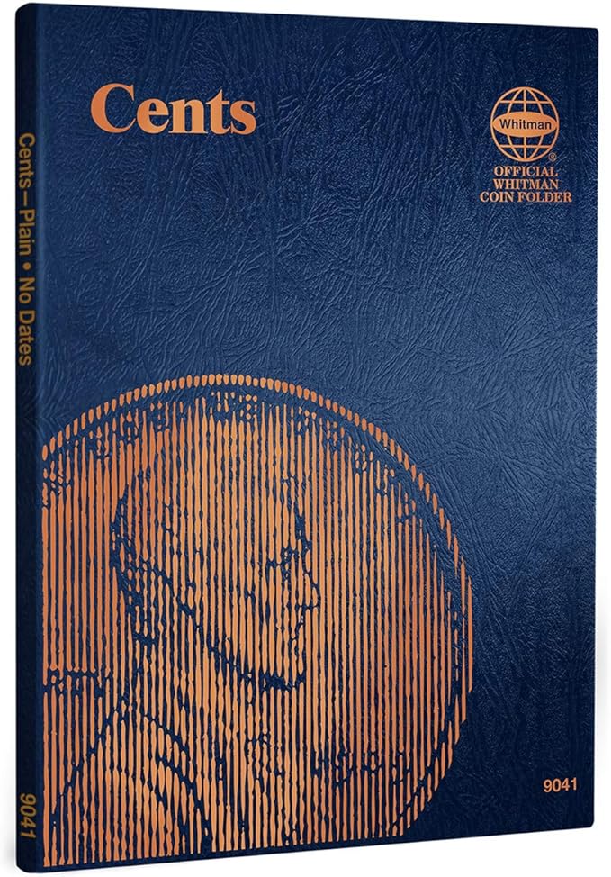 Whitman Cents - Plain (Blank) Folder; #9041