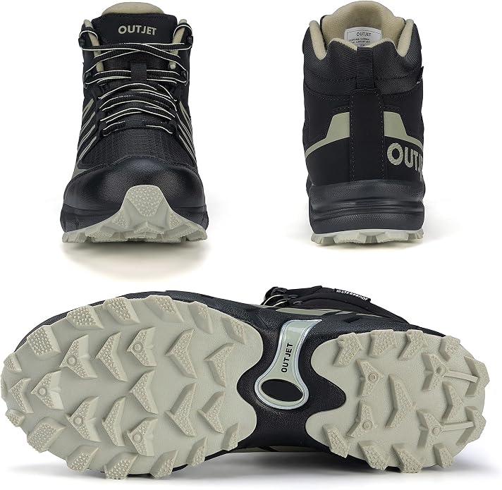 Women's Waterproof Hiking Boots Lightweight Comfortable Non-Slip Outdoor Walking Trekking Trails Boot