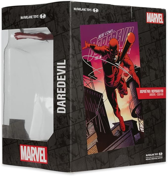 McFarlane Toys - Marvel Daredevil 1:10th Scale Collectible with Scene (Daredevil #600)