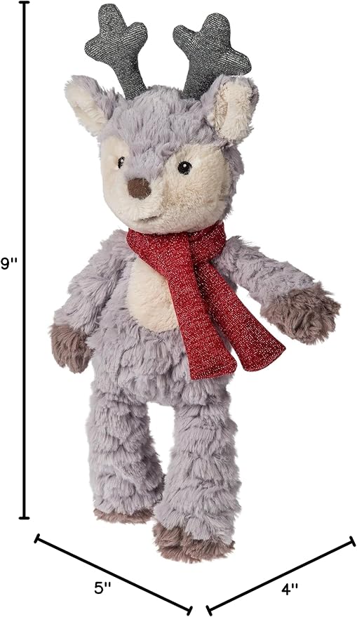 Mary Meyer Stuffed Animal Putty Collection Soft Toy, 11-Inches, Glitters Reindeer