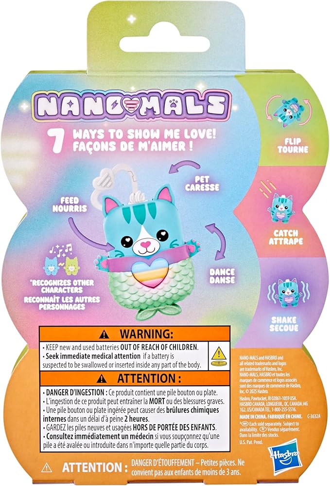 Pawtricia The Blue Kitty, Electronic Pet Cat, 70+ Responses, Interactive Fidget Toys for Girls & Boys Ages 5+